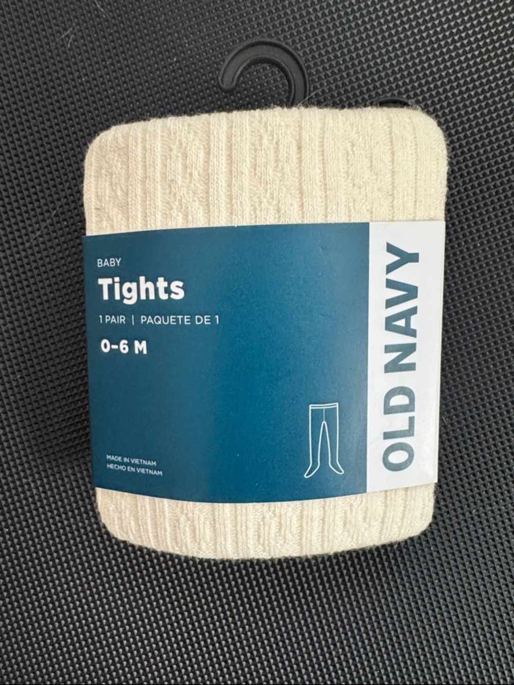 Old Navy Cream Cable-Knit Baby Tights